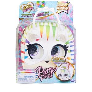 Purse Pets Micros, Roarin’ Rainbow Tiger With Eye Roll Feature